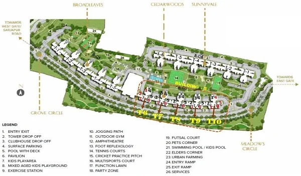 The Prestige City Bangalore Master Plan